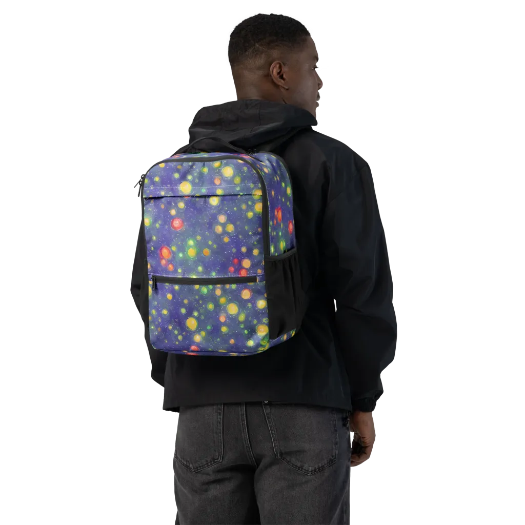 Luminous Nebula on Utility Backpack — Back