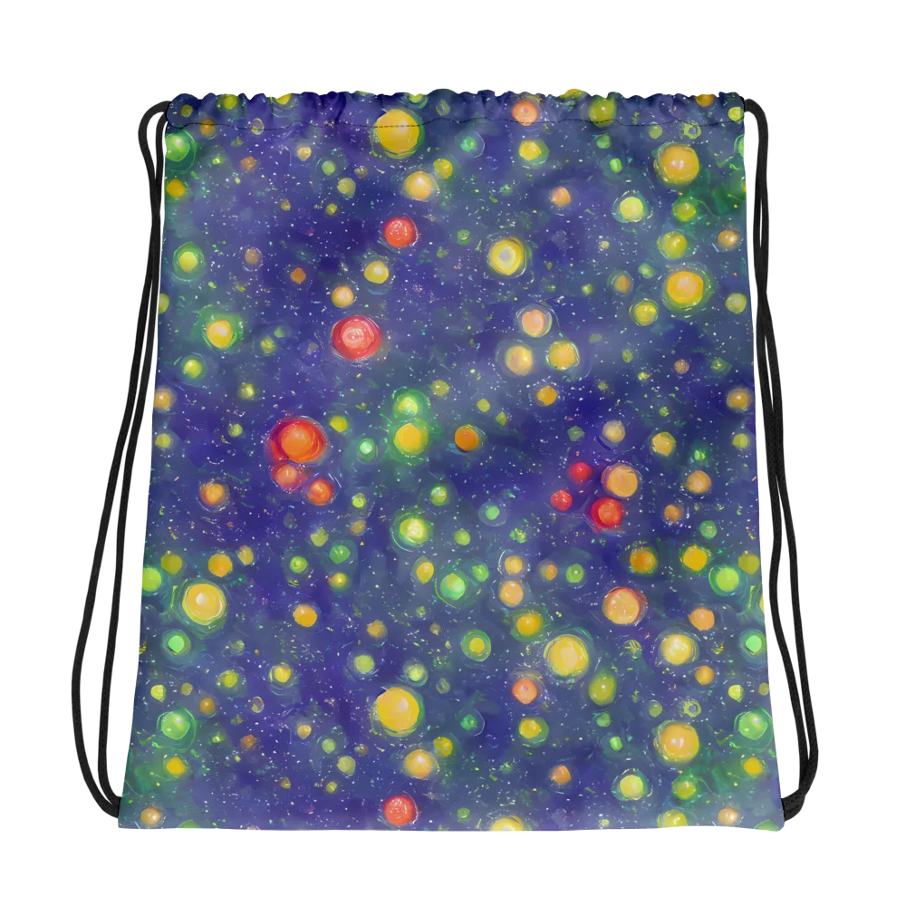 Luminous Nebula on Drawstring Bag — Photo