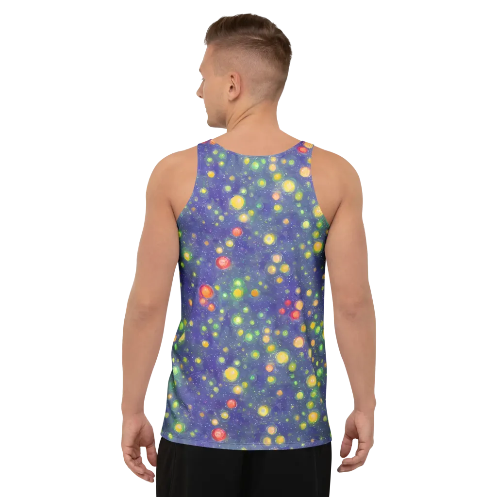 Luminous Nebula on Men's Tank Top — Back