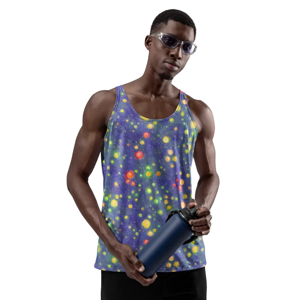 Luminous Nebula on Men's Tank Top — Front