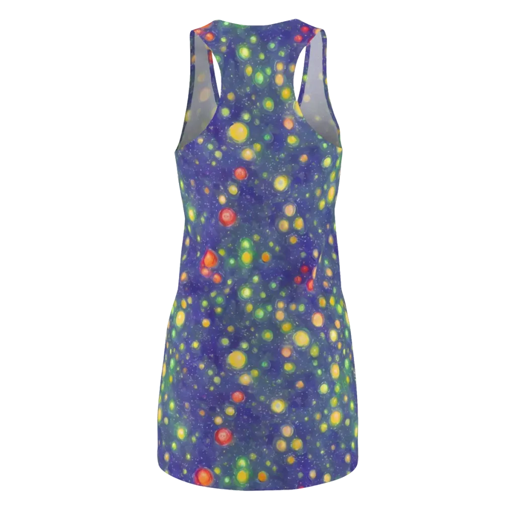 Luminous Nebula on Racerback Dress — Back