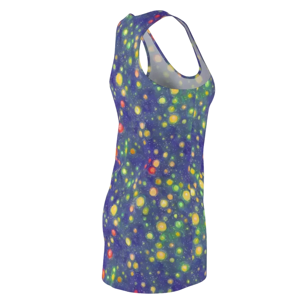 Luminous Nebula on Racerback Dress — Back Side