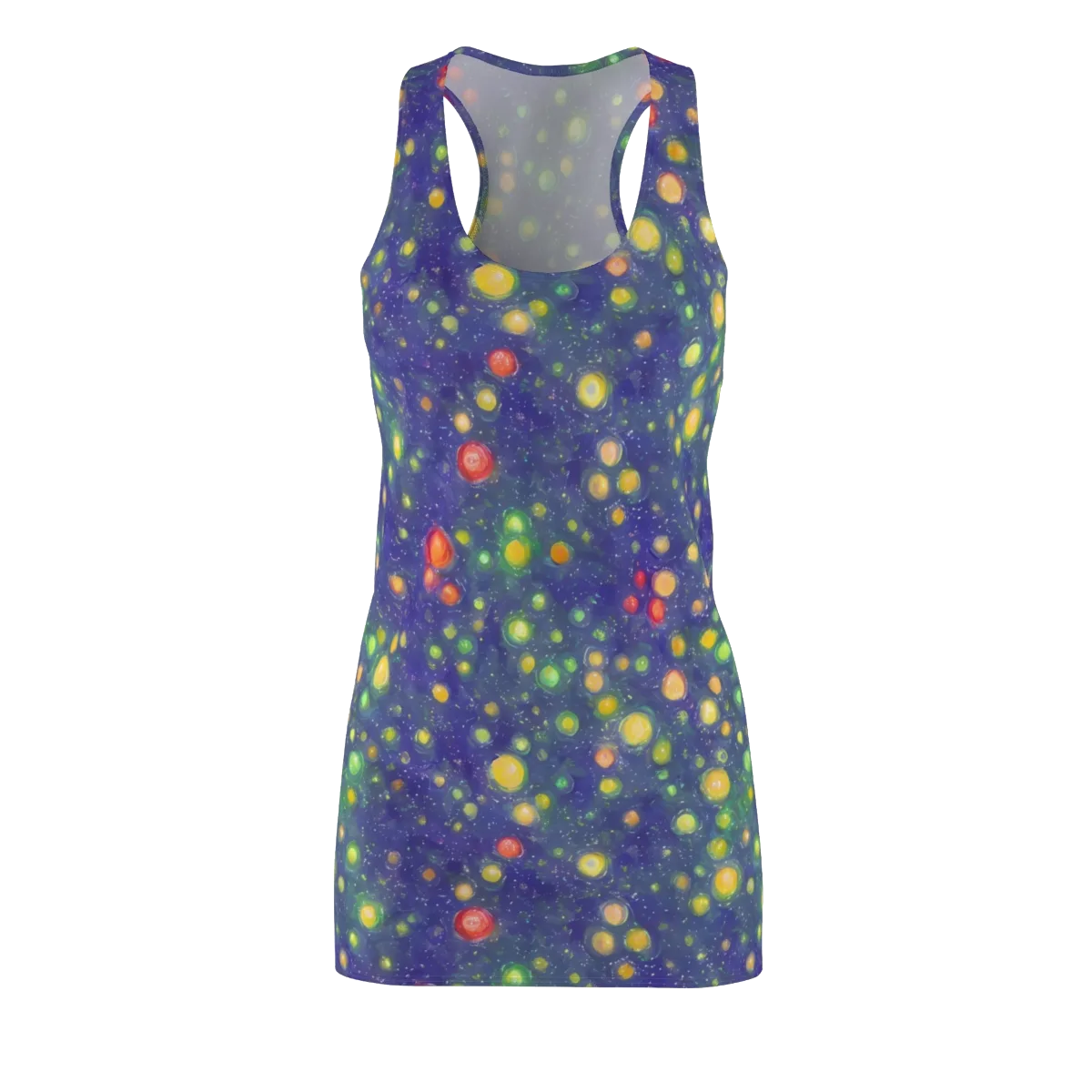 Luminous Nebula on Racerback Dress — Front