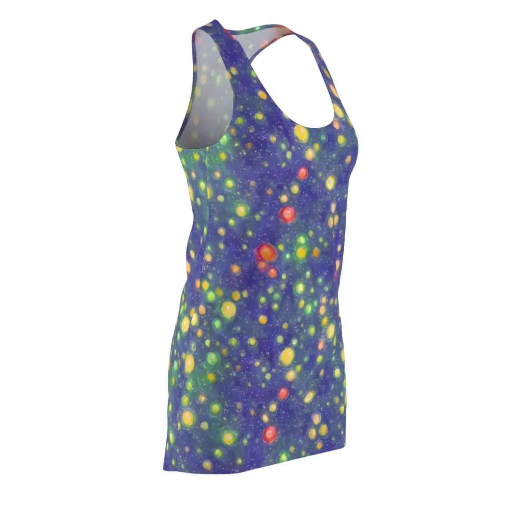 Luminous Nebula on Racerback Dress — Front Side