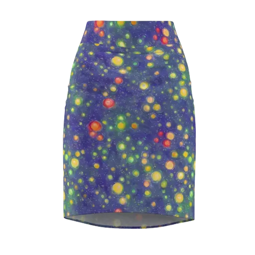 Luminous Nebula on a Pencil Skirt