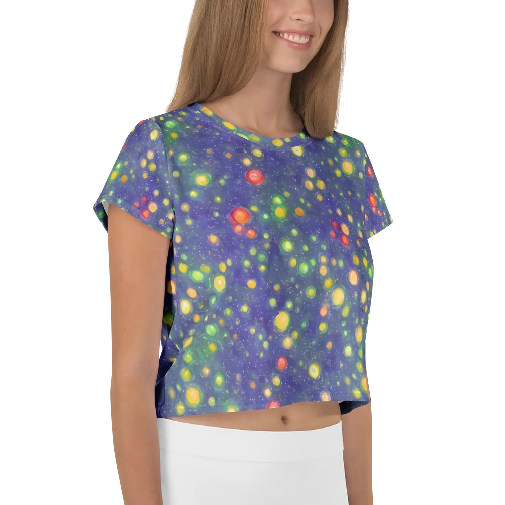 Luminous Nebula on Crop Tee — Right
