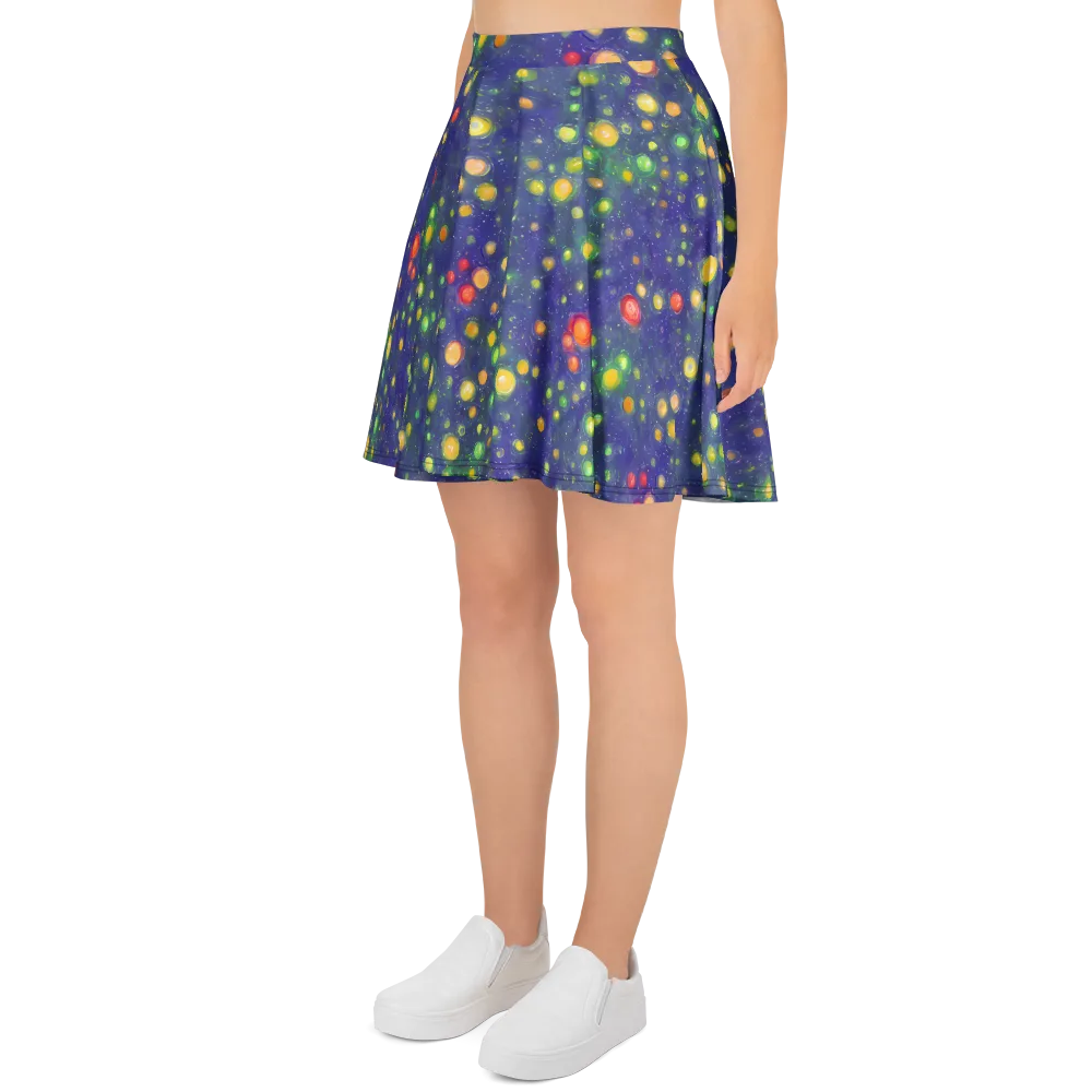 Luminous Nebula on Skater Skirt — Left