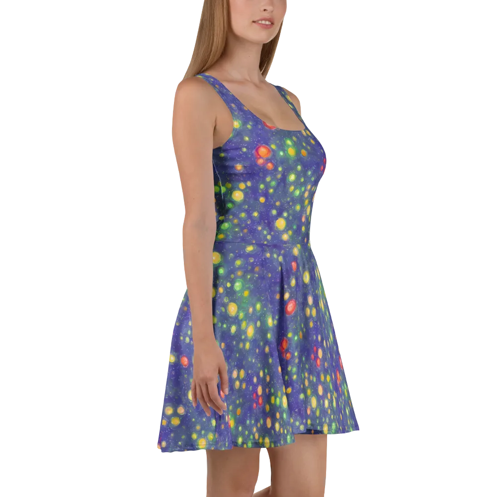 Luminous Nebula on Skater Dress — Right