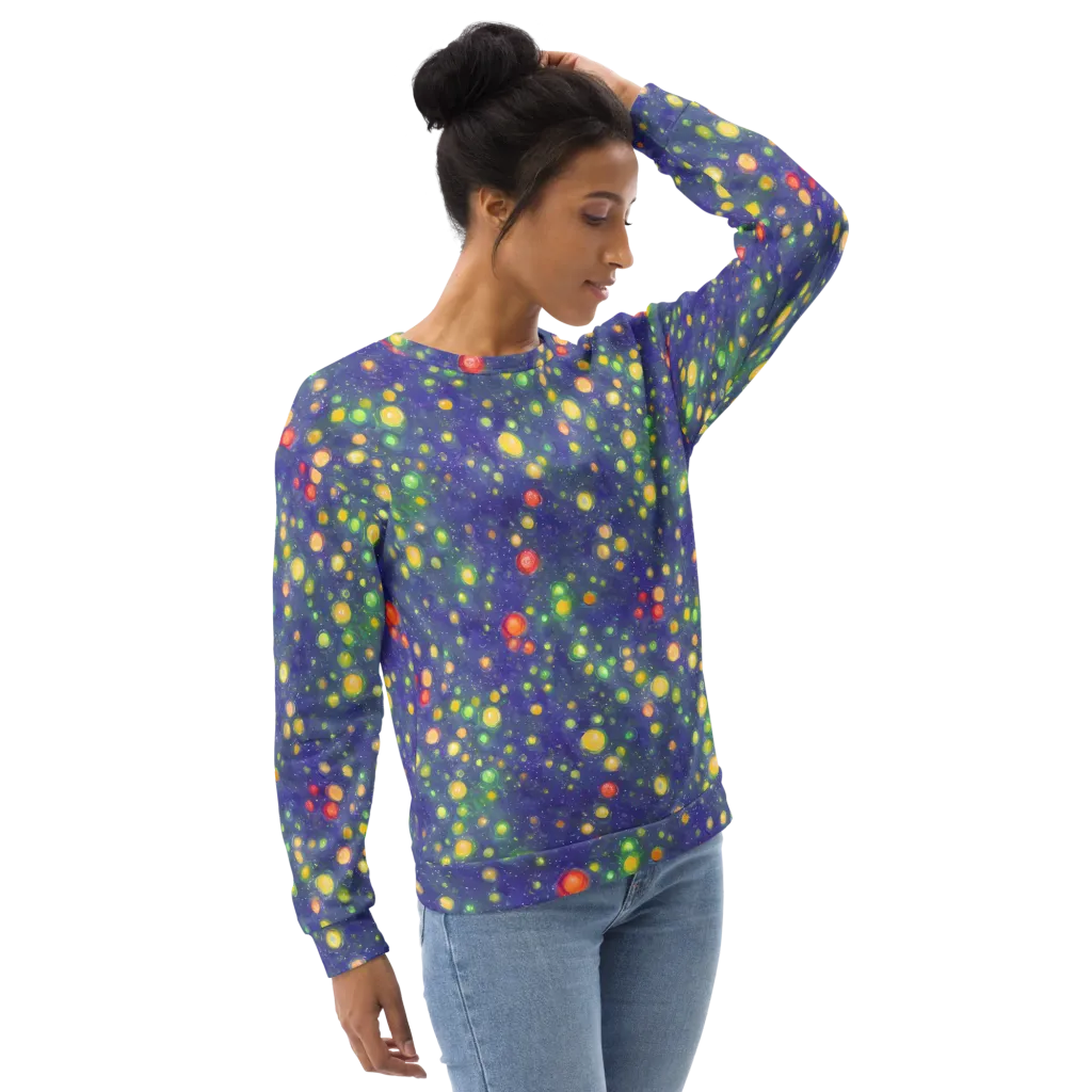 Luminous Nebula on Sweatshirt — Right Front