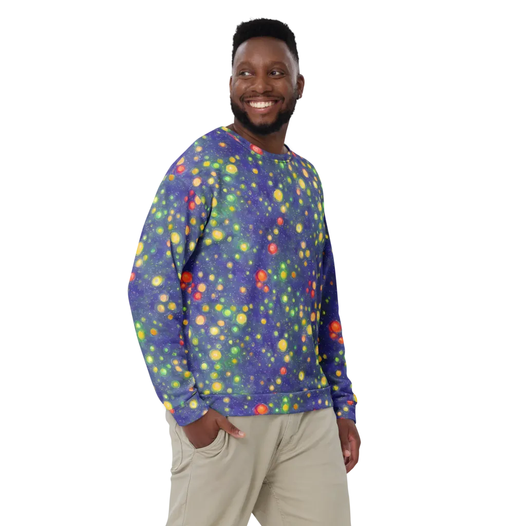 Luminous Nebula on Sweatshirt — Front