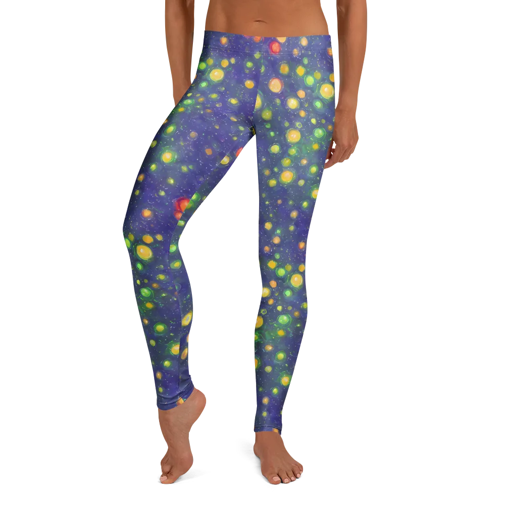 Luminous Nebula on Leggings — Front