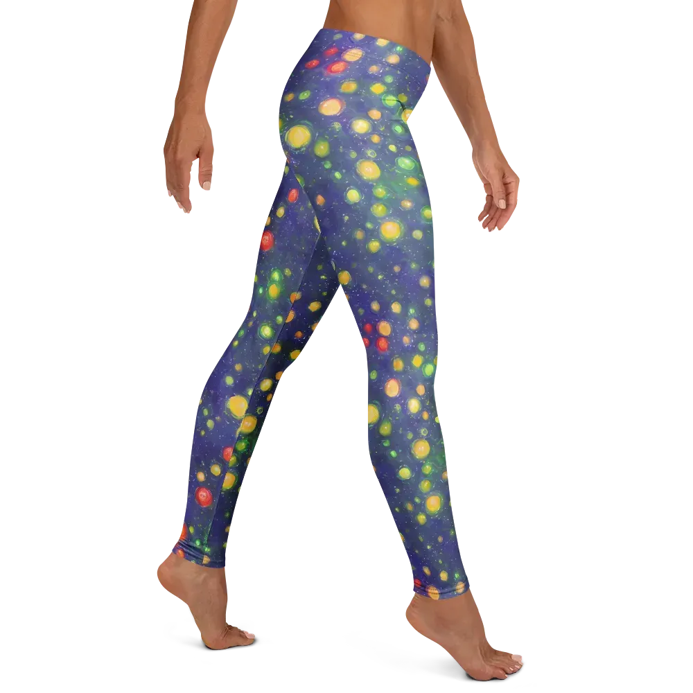 Luminous Nebula on Leggings — Right