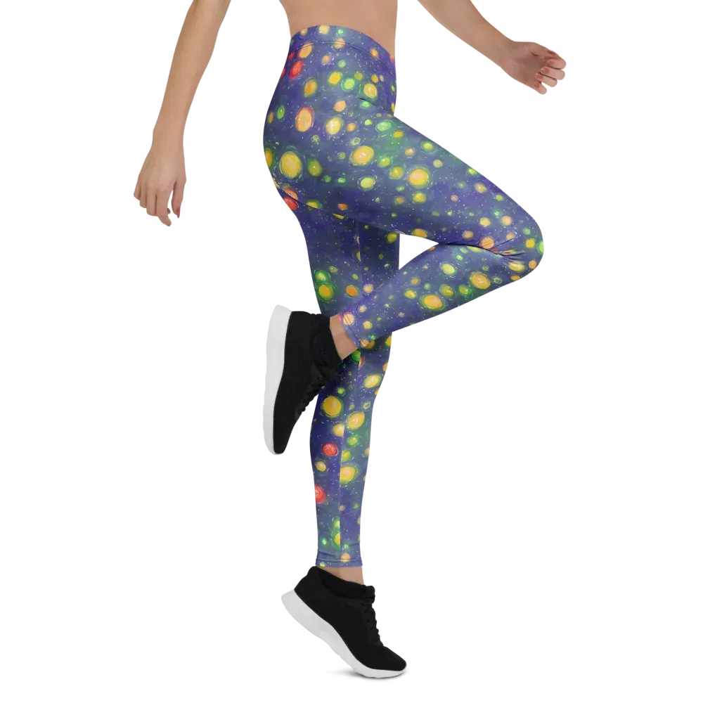 Luminous Nebula on Leggings — Right
