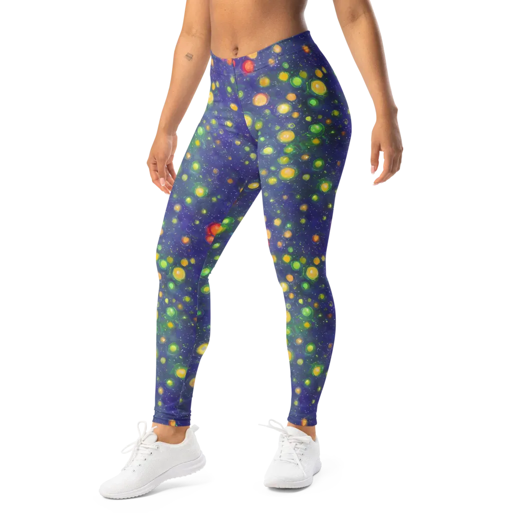 Luminous Nebula on Leggings — Left Front