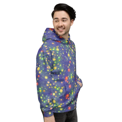 Luminous Nebula on a Hoodie