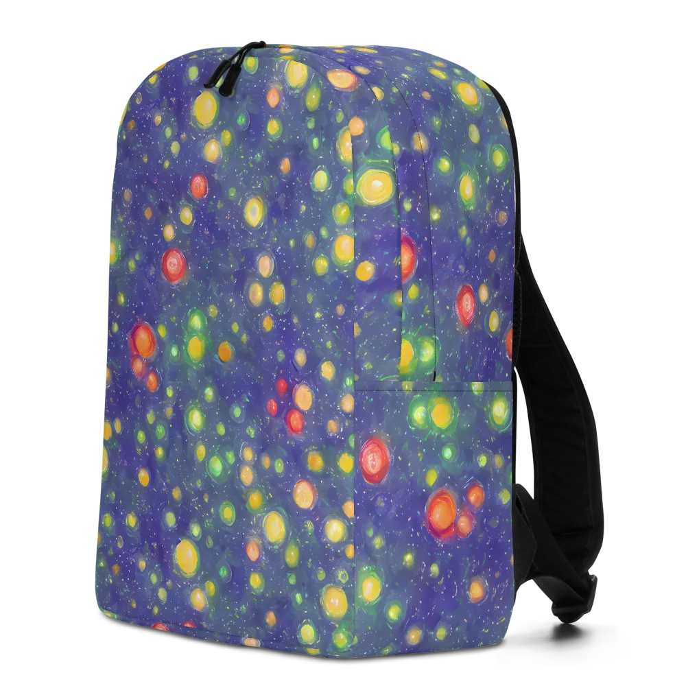 Luminous Nebula on Minimalist Backpack — Left