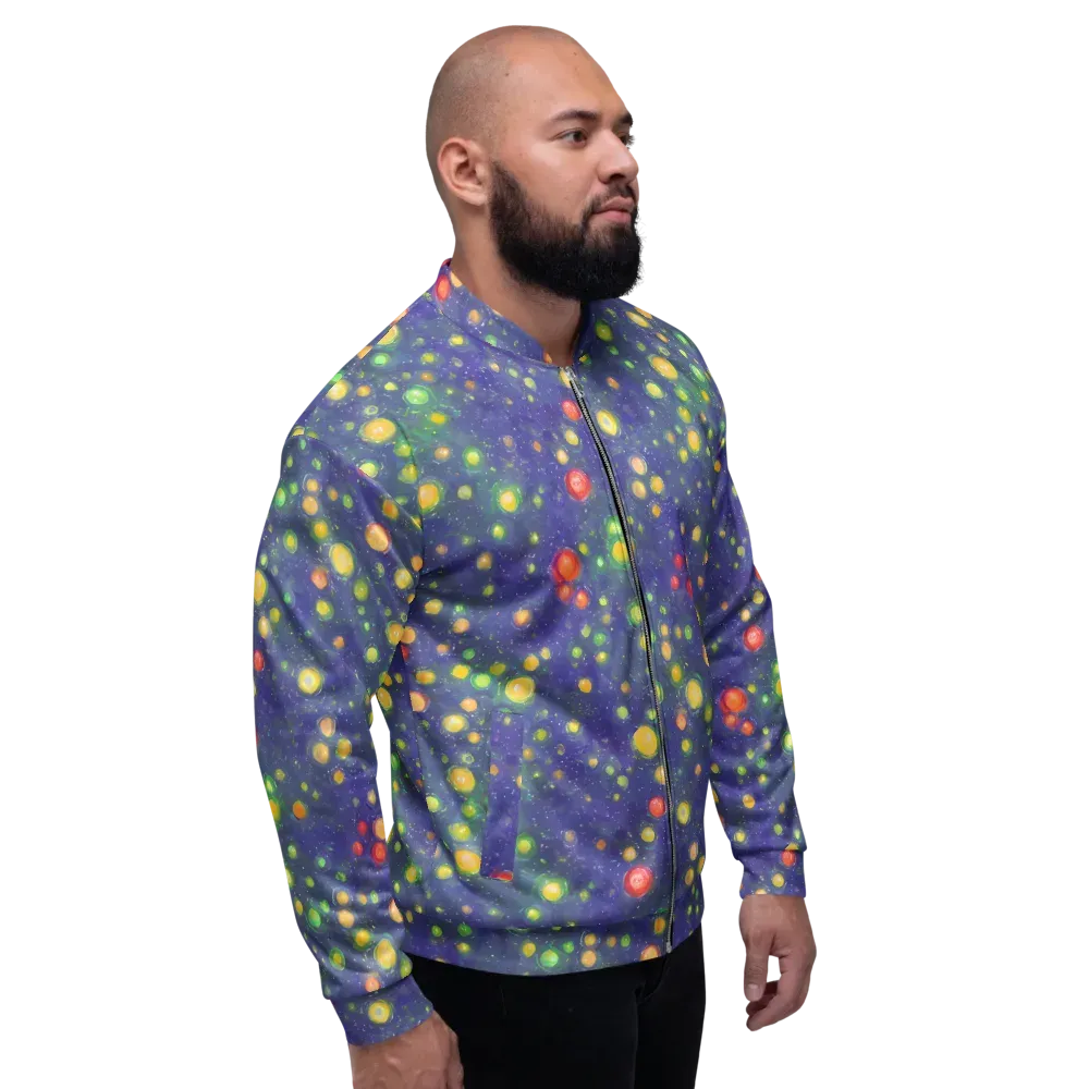 Luminous Nebula on Bomber Jacket — Right