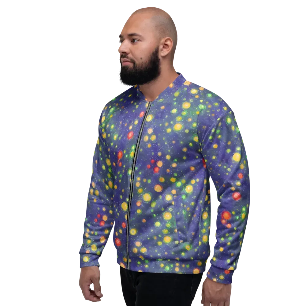 Luminous Nebula on Bomber Jacket — Left