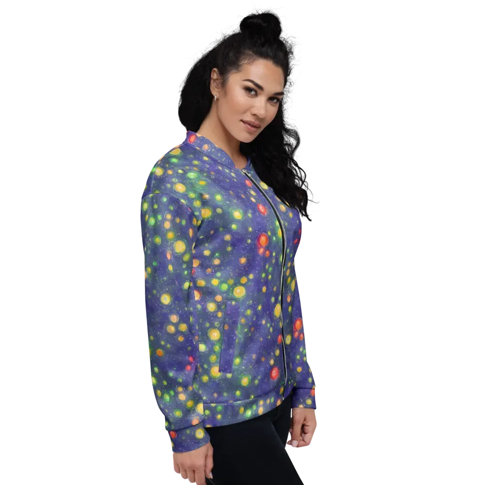 Luminous Nebula on Bomber Jacket — Right