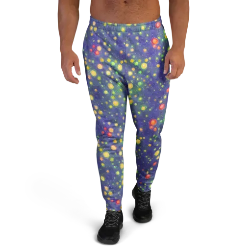 Luminous Nebula on a Men's Joggers