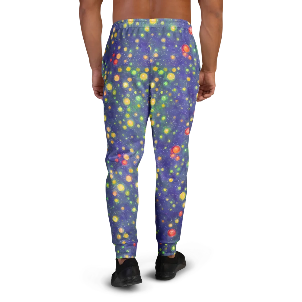Luminous Nebula on Men's Joggers — Back