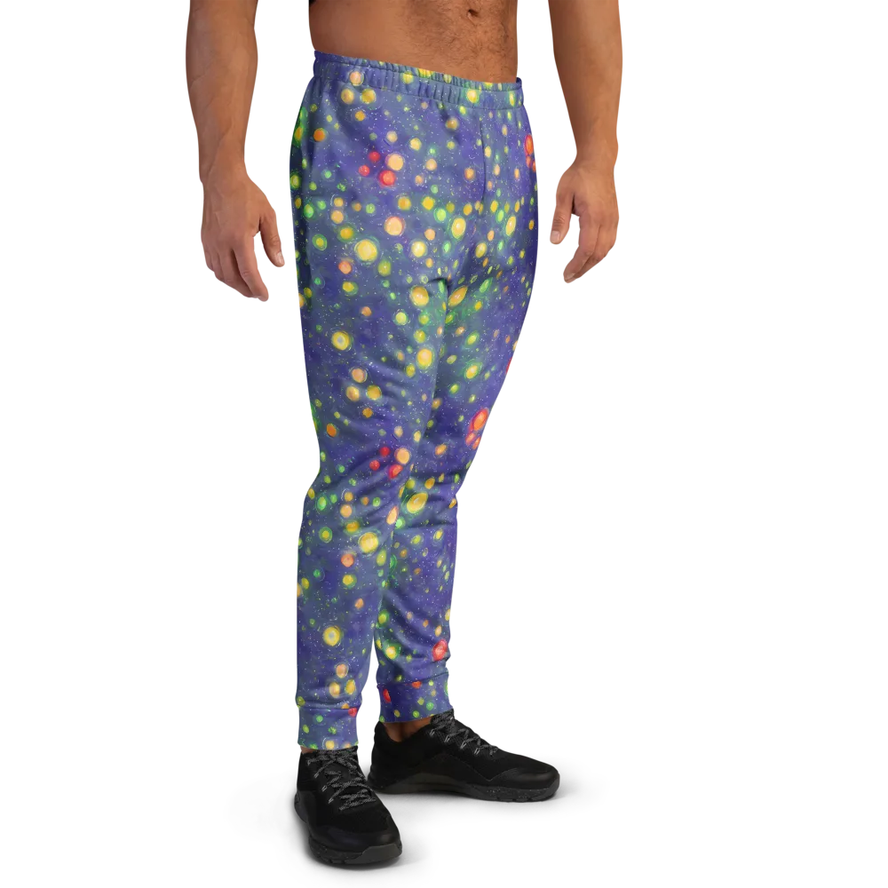 Luminous Nebula on Men's Joggers — Right