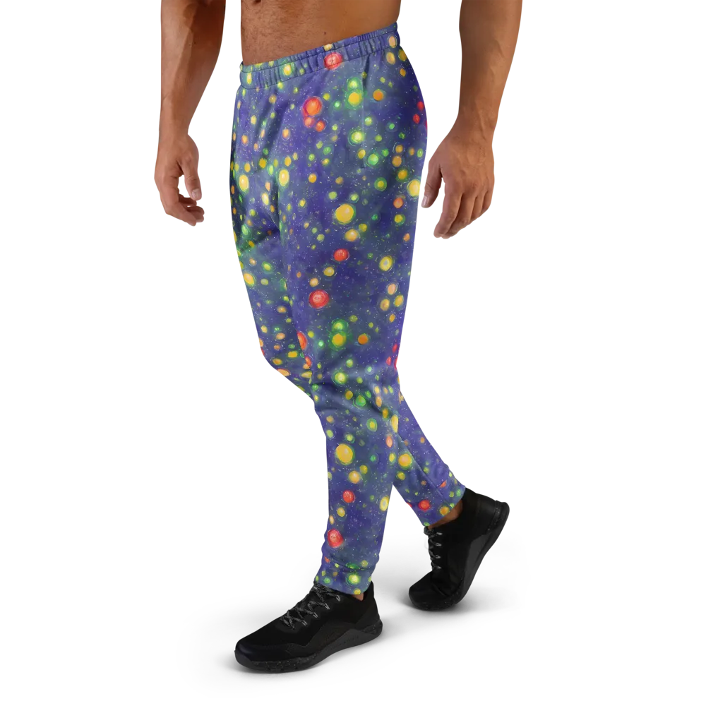 Luminous Nebula on Men's Joggers — Left