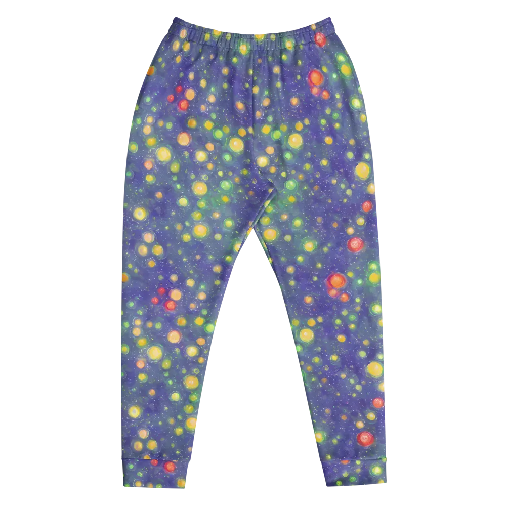 Luminous Nebula on Men's Joggers — Front