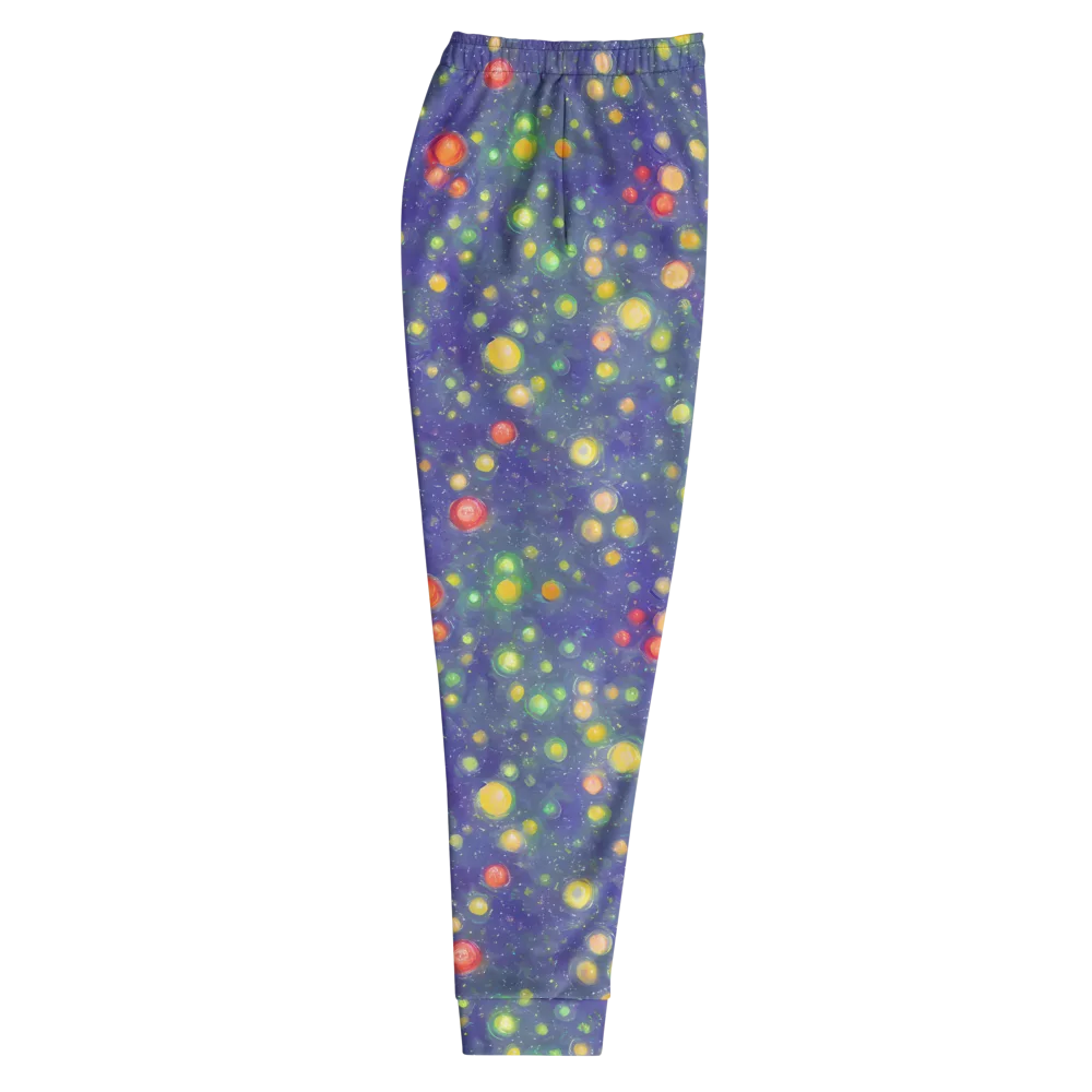 Luminous Nebula on Men's Joggers — Right