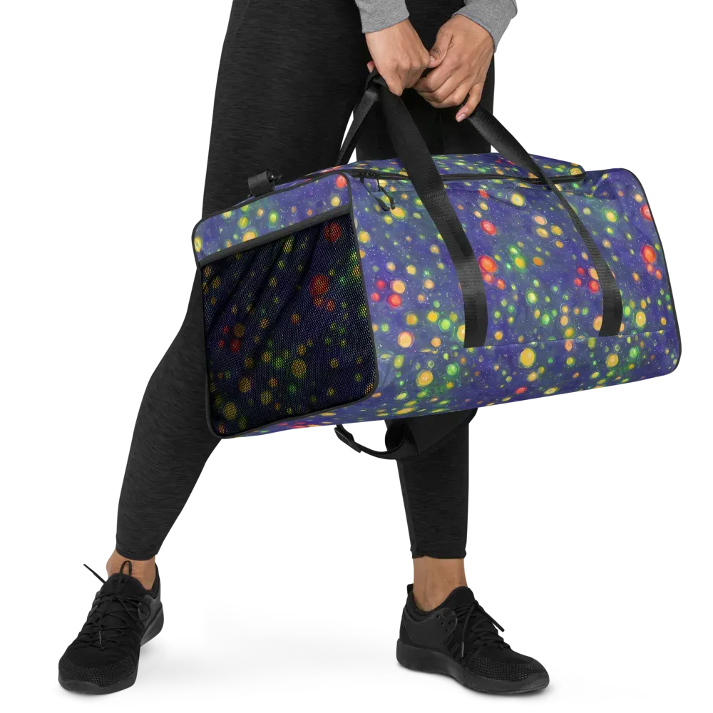 Luminous Nebula on Duffle Bag — Right Front