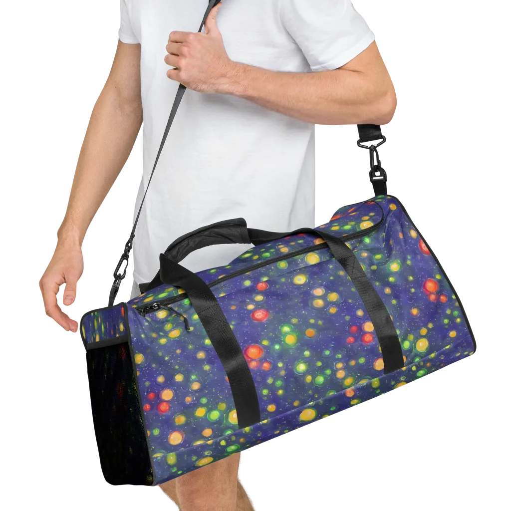 Luminous Nebula on Duffle Bag — Right Front