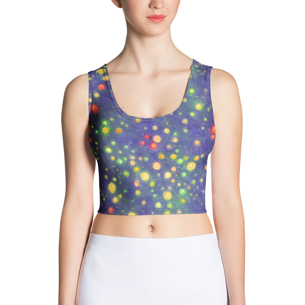 Luminous Nebula on Crop Top — Front