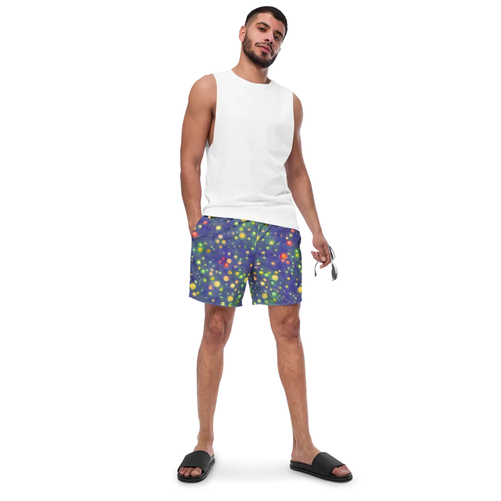 Luminous Nebula on Swim Trunks — Front