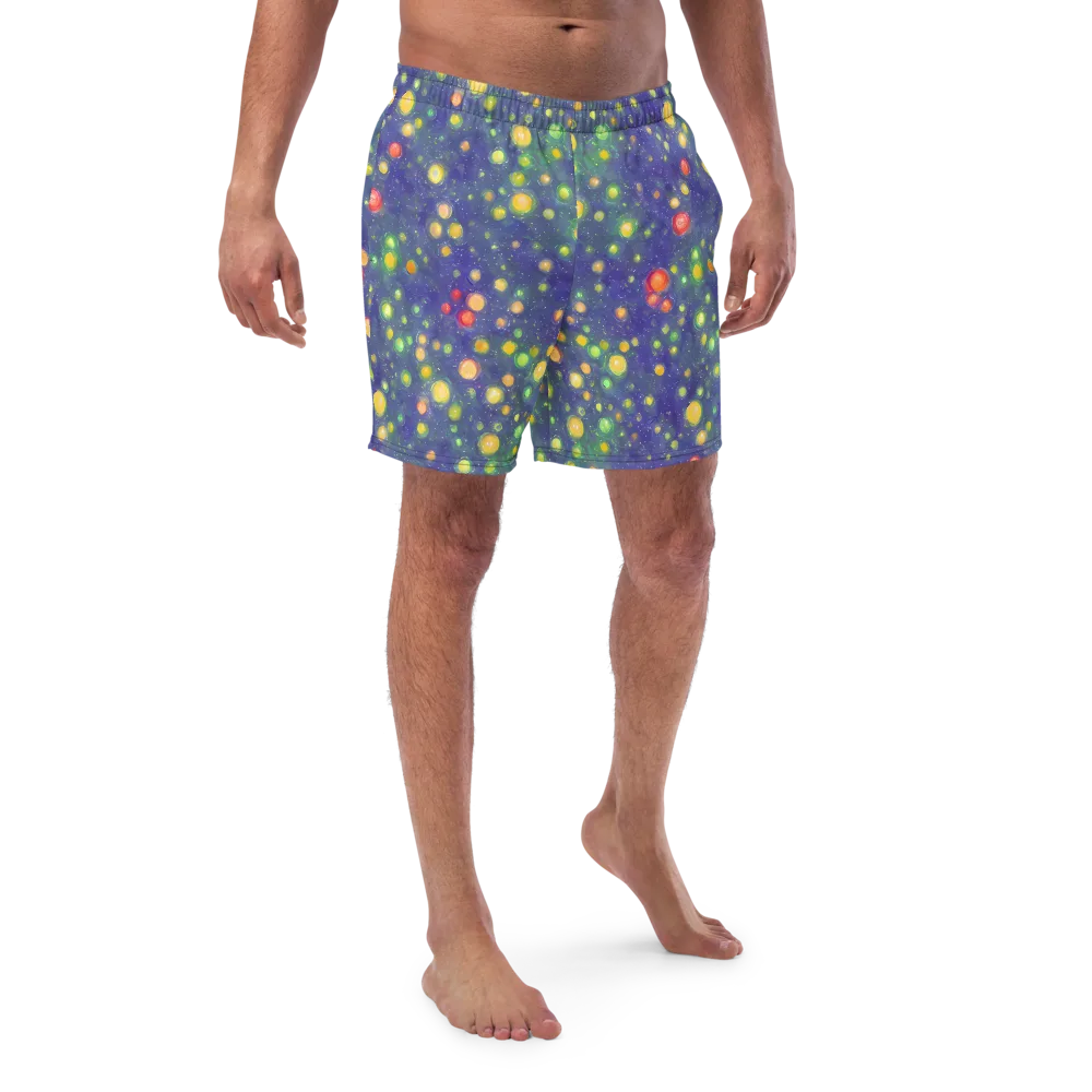 Luminous Nebula on Swim Trunks — Front