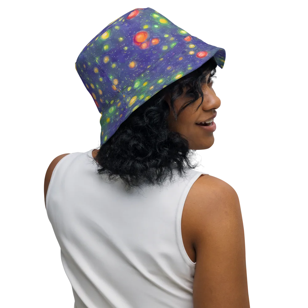 Luminous Nebula on Reversible Bucket Hat — Right Outside