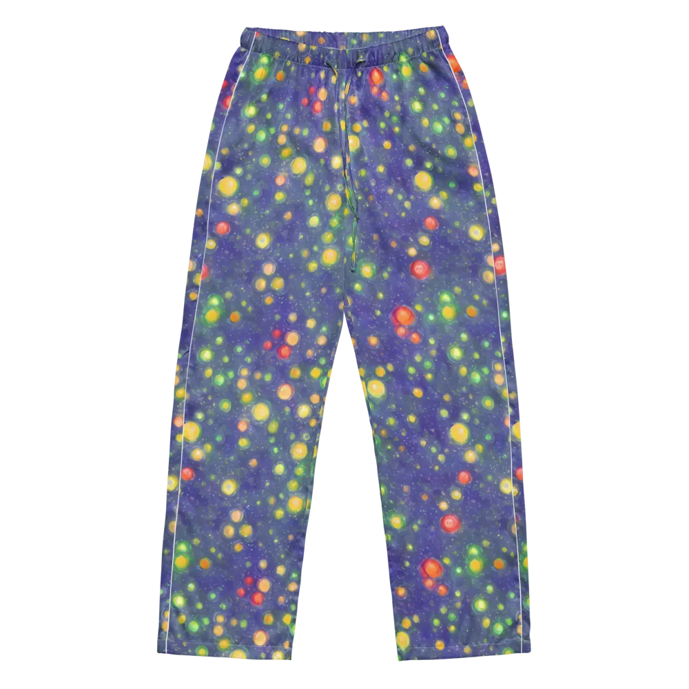 Luminous Nebula on Women's Pajama Pants — Front