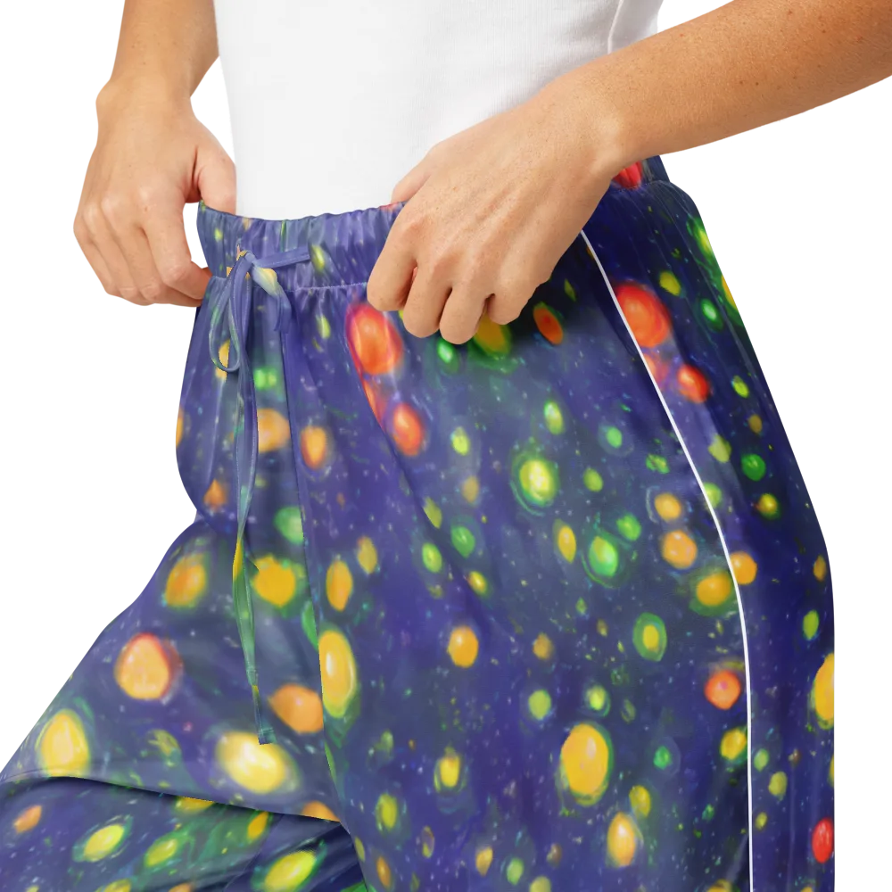 Luminous Nebula on Women's Pajama Pants — Product details