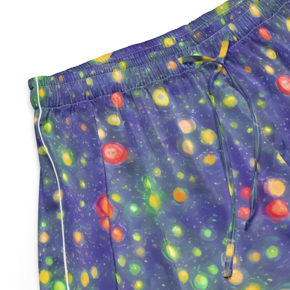 Luminous Nebula on Women's Pajama Shorts — Product details