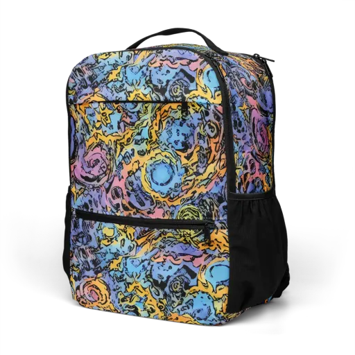 Pop Flora on a Utility Backpack