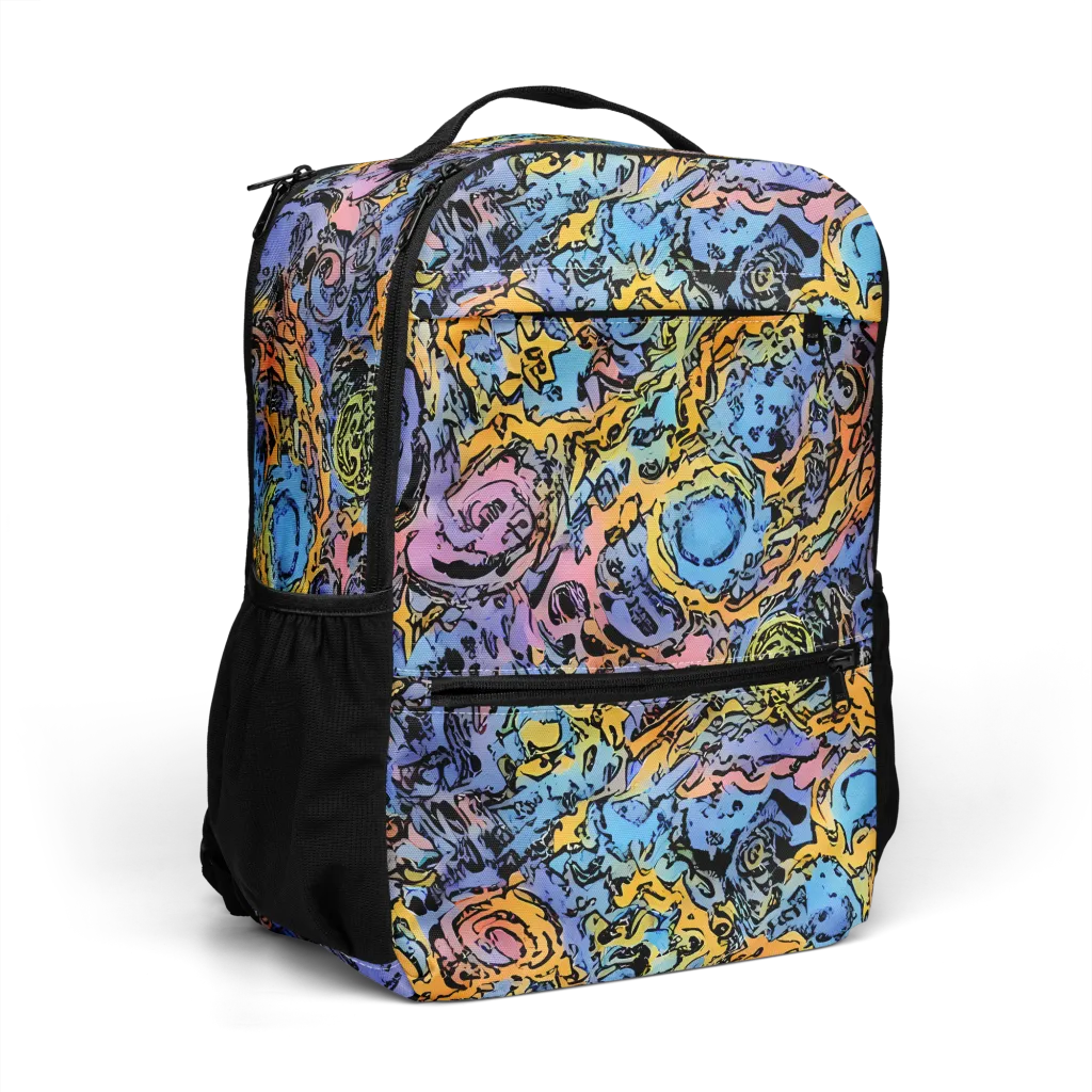 Pop Flora on Utility Backpack — Right Front