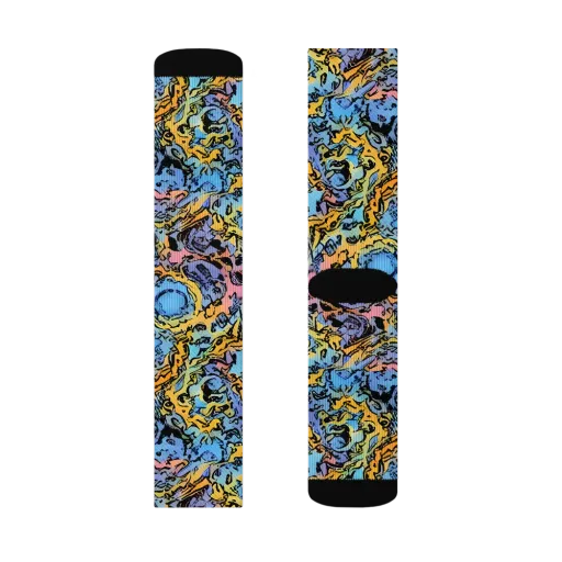Pop Flora on a Socks