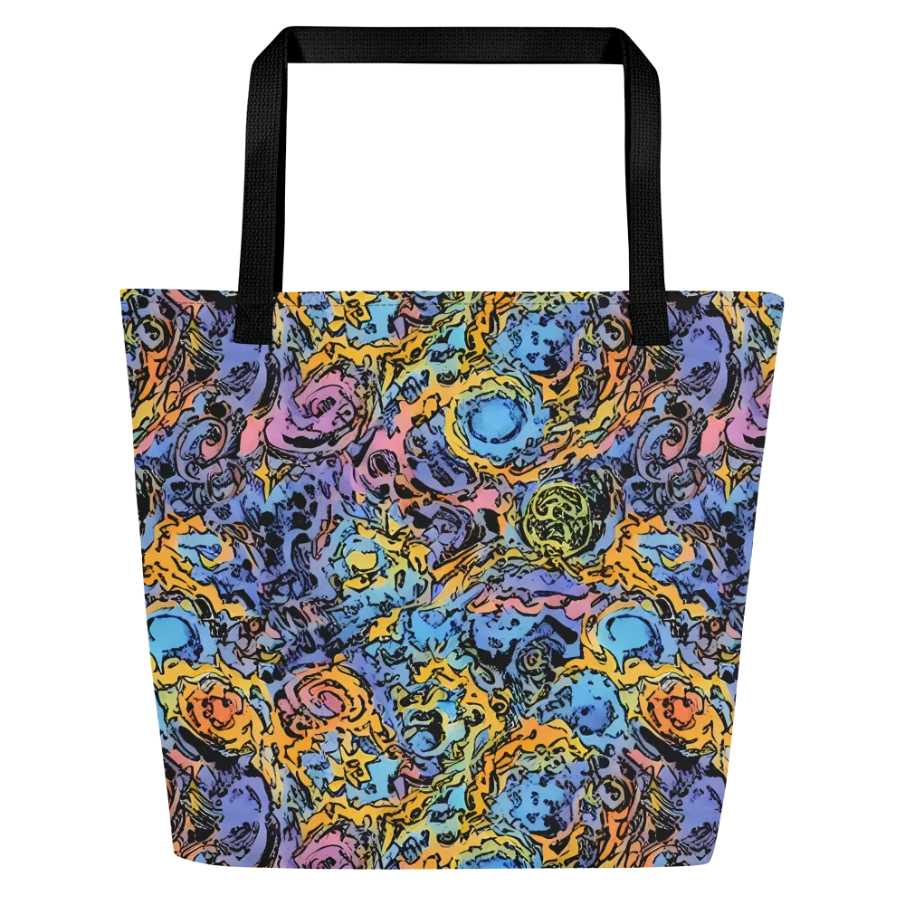 Pop Flora on Large Tote Bag W/ Pocket — Front