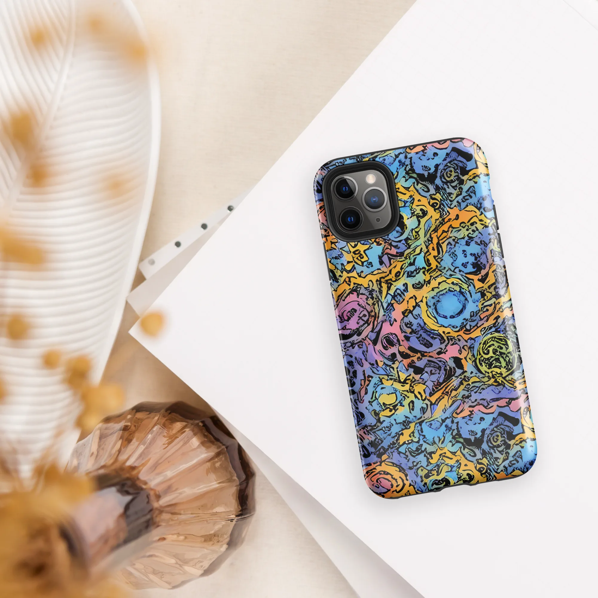 Pop Flora on Tough Case for iPhone® — Front