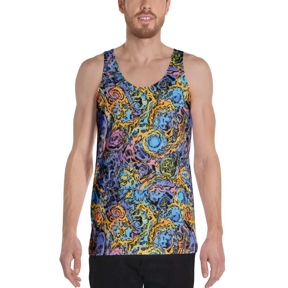 Pop Flora on Men's Tank Top — Front