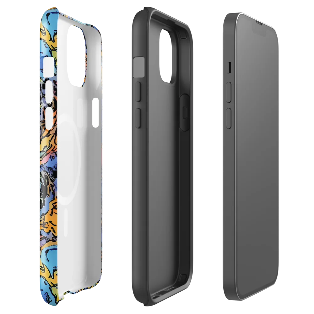 Pop Flora on MagSafe Tough Case for iPhone® — Front
