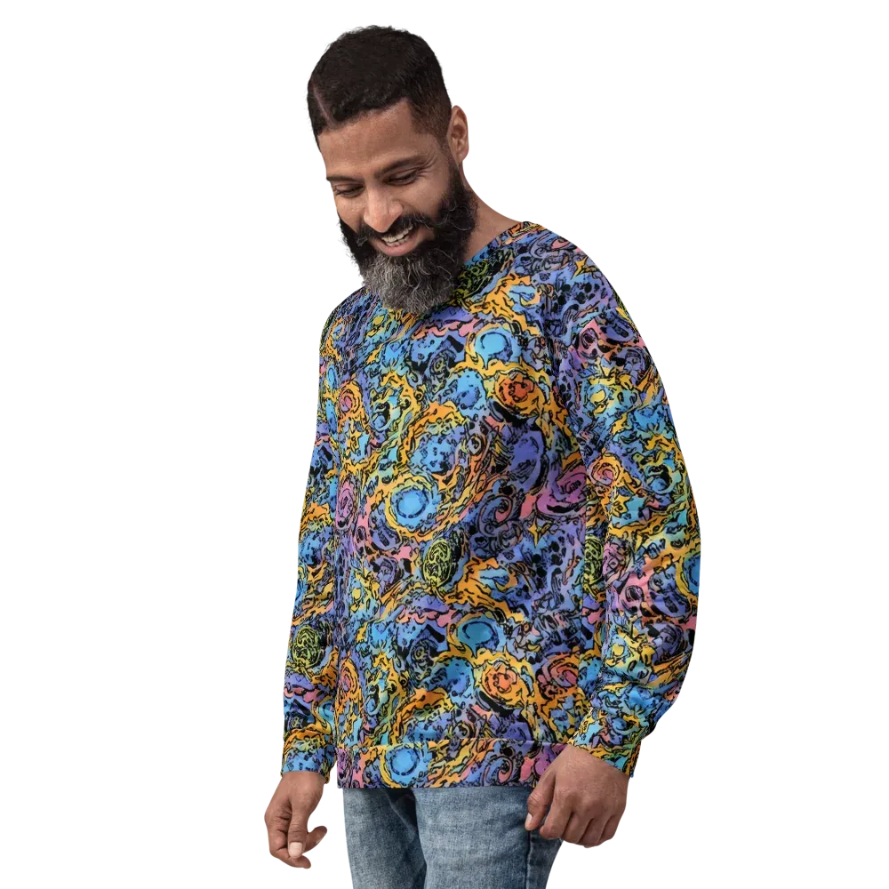 Pop Flora on Sweatshirt — Left Front