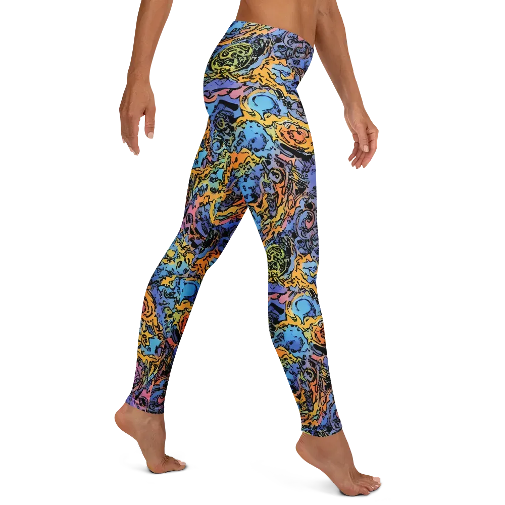 Pop Flora on Leggings — Right