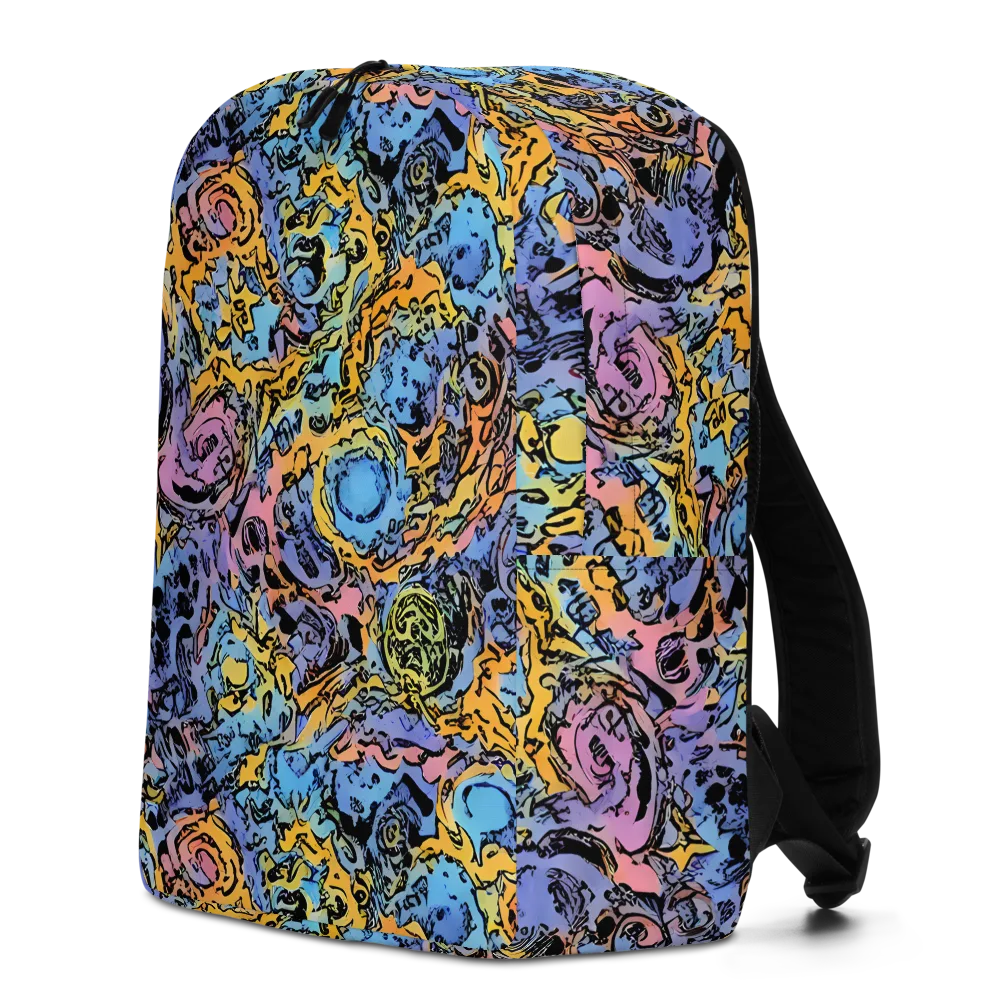 Pop Flora on Minimalist Backpack — Left