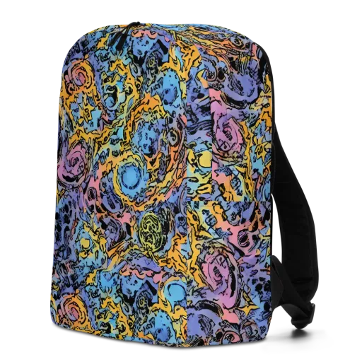 Pop Flora on a Minimalist Backpack