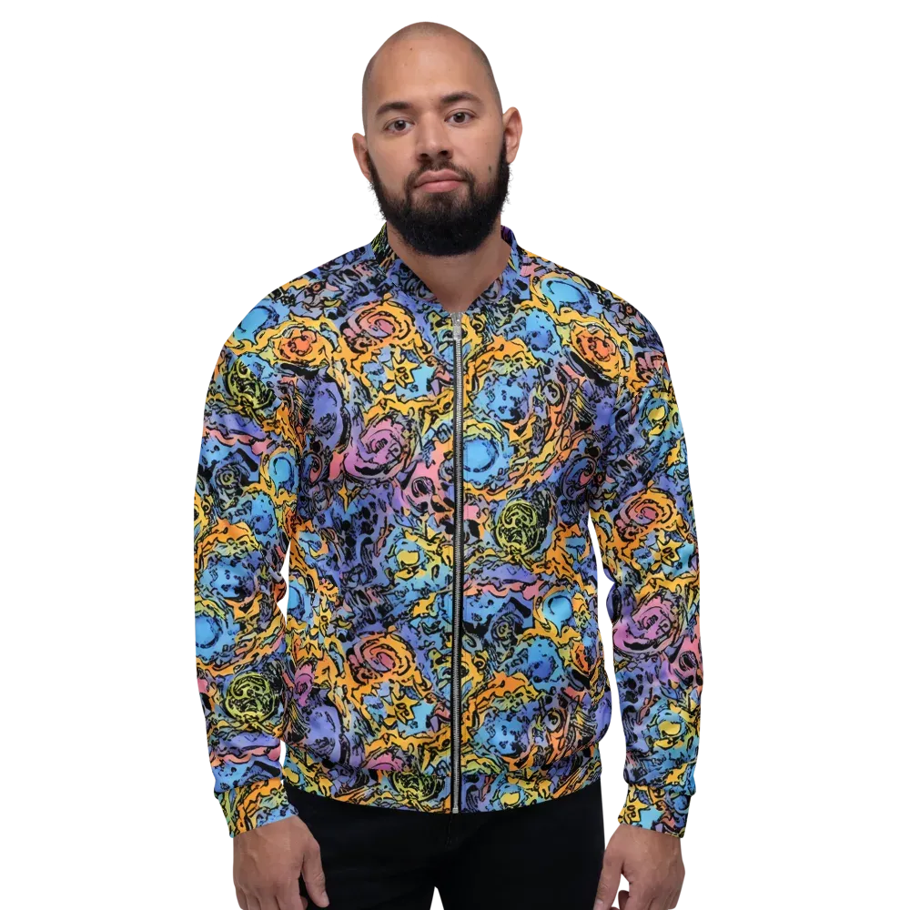 Pop Flora on Bomber Jacket — Front